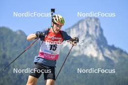 08.09.2023, Ruhpolding, Germany (GER): Leonhard Pfund (GER) - German Championships biathlon, individual men, Ruhpolding (GER). www.nordicfocus.com. © Reichert/NordicFocus. Every downloaded picture is fee-liable.
