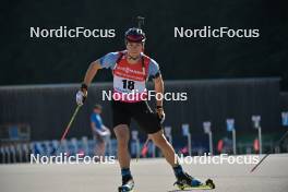 08.09.2023, Ruhpolding, Germany (GER): Linus Maier (GER) - German Championships biathlon, individual men, Ruhpolding (GER). www.nordicfocus.com. © Reichert/NordicFocus. Every downloaded picture is fee-liable.