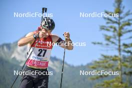 08.09.2023, Ruhpolding, Germany (GER): Janne Schurig (GER) - German Championships biathlon, individual men, Ruhpolding (GER). www.nordicfocus.com. © Reichert/NordicFocus. Every downloaded picture is fee-liable.