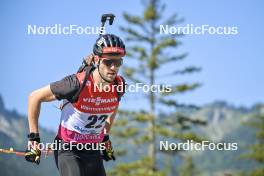 08.09.2023, Ruhpolding, Germany (GER): Johannes Dornhauser (GER) - German Championships biathlon, individual men, Ruhpolding (GER). www.nordicfocus.com. © Reichert/NordicFocus. Every downloaded picture is fee-liable.