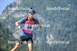08.09.2023, Ruhpolding, Germany (GER): Frederic Messner (GER) - German Championships biathlon, individual men, Ruhpolding (GER). www.nordicfocus.com. © Reichert/NordicFocus. Every downloaded picture is fee-liable.