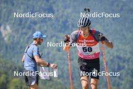 08.09.2023, Ruhpolding, Germany (GER): Franz Schaser (GER) - German Championships biathlon, individual men, Ruhpolding (GER). www.nordicfocus.com. © Reichert/NordicFocus. Every downloaded picture is fee-liable.