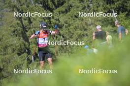 08.09.2023, Ruhpolding, Germany (GER): Adrian Franz (GER) - German Championships biathlon, individual men, Ruhpolding (GER). www.nordicfocus.com. © Reichert/NordicFocus. Every downloaded picture is fee-liable.