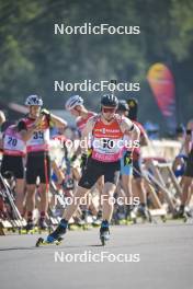 10.09.2023, Ruhpolding, Germany (GER): Gion Stalder (SUI) - German Championships biathlon, pursuit men, Ruhpolding (GER). www.nordicfocus.com. © Reichert/NordicFocus. Every downloaded picture is fee-liable.