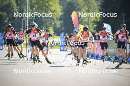 10.09.2023, Ruhpolding, Germany (GER): feature: mens race start - German Championships biathlon, pursuit men, Ruhpolding (GER). www.nordicfocus.com. © Reichert/NordicFocus. Every downloaded picture is fee-liable.