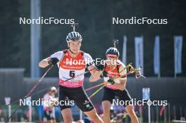 10.09.2023, Ruhpolding, Germany (GER): Justus Strelow (GER) - German Championships biathlon, pursuit men, Ruhpolding (GER). www.nordicfocus.com. © Reichert/NordicFocus. Every downloaded picture is fee-liable.