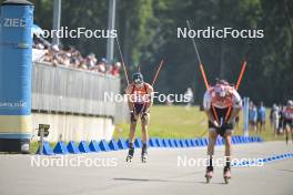 10.09.2023, Ruhpolding, Germany (GER): Johannes Kuehn (GER) - German Championships biathlon, pursuit men, Ruhpolding (GER). www.nordicfocus.com. © Reichert/NordicFocus. Every downloaded picture is fee-liable.