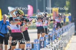 10.09.2023, Ruhpolding, Germany (GER): Leonhard Pfund (GER) - German Championships biathlon, pursuit men, Ruhpolding (GER). www.nordicfocus.com. © Reichert/NordicFocus. Every downloaded picture is fee-liable.