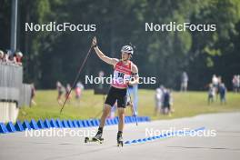 10.09.2023, Ruhpolding, Germany (GER): Niklas Hartweg (SUI) - German Championships biathlon, pursuit men, Ruhpolding (GER). www.nordicfocus.com. © Reichert/NordicFocus. Every downloaded picture is fee-liable.