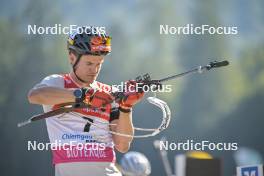 10.09.2023, Ruhpolding, Germany (GER): Philipp Horn (GER) - German Championships biathlon, pursuit men, Ruhpolding (GER). www.nordicfocus.com. © Reichert/NordicFocus. Every downloaded picture is fee-liable.