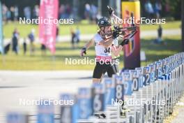 10.09.2023, Ruhpolding, Germany (GER): Nils Schneiderling (GER) - German Championships biathlon, pursuit men, Ruhpolding (GER). www.nordicfocus.com. © Reichert/NordicFocus. Every downloaded picture is fee-liable.