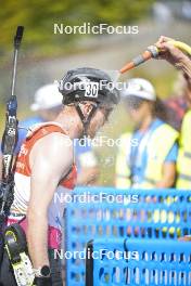 10.09.2023, Ruhpolding, Germany (GER): Gion Stalder (SUI) - German Championships biathlon, pursuit men, Ruhpolding (GER). www.nordicfocus.com. © Reichert/NordicFocus. Every downloaded picture is fee-liable.