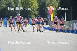 10.09.2023, Ruhpolding, Germany (GER): feature: start of womens race - German Championships biathlon, pursuit women, Ruhpolding (GER). www.nordicfocus.com. © Reichert/NordicFocus. Every downloaded picture is fee-liable.