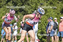 10.09.2023, Ruhpolding, Germany (GER): Alessia Laager (SUI) - German Championships biathlon, pursuit women, Ruhpolding (GER). www.nordicfocus.com. © Reichert/NordicFocus. Every downloaded picture is fee-liable.