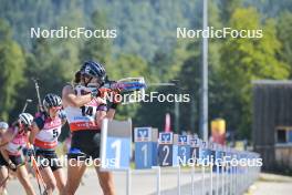 10.09.2023, Ruhpolding, Germany (GER): Charlotta De Buhr (GER) - German Championships biathlon, pursuit women, Ruhpolding (GER). www.nordicfocus.com. © Reichert/NordicFocus. Every downloaded picture is fee-liable.
