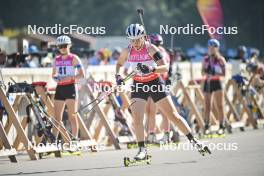 10.09.2023, Ruhpolding, Germany (GER): Lena Haecki-Gross (SUI) - German Championships biathlon, pursuit women, Ruhpolding (GER). www.nordicfocus.com. © Reichert/NordicFocus. Every downloaded picture is fee-liable.
