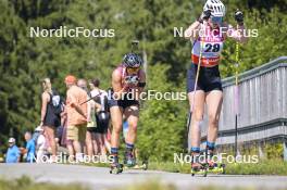 10.09.2023, Ruhpolding, Germany (GER): Lea Meier (SUI) - German Championships biathlon, pursuit women, Ruhpolding (GER). www.nordicfocus.com. © Reichert/NordicFocus. Every downloaded picture is fee-liable.