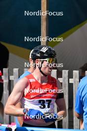 09.09.2023, Ruhpolding, Germany (GER): Arnaud Du Pasquier (SUI) - German Championships biathlon, sprint men, Ruhpolding (GER). www.nordicfocus.com. © Reichert/NordicFocus. Every downloaded picture is fee-liable.