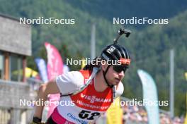09.09.2023, Ruhpolding, Germany (GER): Johannes Kuehn (GER) - German Championships biathlon, sprint men, Ruhpolding (GER). www.nordicfocus.com. © Reichert/NordicFocus. Every downloaded picture is fee-liable.