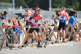 09.09.2023, Ruhpolding, Germany (GER): Jeremy Finello (SUI) - German Championships biathlon, sprint men, Ruhpolding (GER). www.nordicfocus.com. © Reichert/NordicFocus. Every downloaded picture is fee-liable.