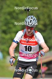 09.09.2023, Ruhpolding, Germany (GER): Elias Seidl (GER) - German Championships biathlon, sprint men, Ruhpolding (GER). www.nordicfocus.com. © Reichert/NordicFocus. Every downloaded picture is fee-liable.