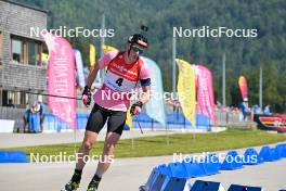 09.09.2023, Ruhpolding, Germany (GER): Lenard Kersting (GER) - German Championships biathlon, sprint men, Ruhpolding (GER). www.nordicfocus.com. © Reichert/NordicFocus. Every downloaded picture is fee-liable.