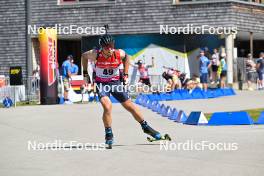 09.09.2023, Ruhpolding, Germany (GER): Linus Maier (GER) - German Championships biathlon, sprint men, Ruhpolding (GER). www.nordicfocus.com. © Reichert/NordicFocus. Every downloaded picture is fee-liable.