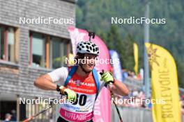 09.09.2023, Ruhpolding, Germany (GER): Nicolas Beese (GER) - German Championships biathlon, sprint men, Ruhpolding (GER). www.nordicfocus.com. © Reichert/NordicFocus. Every downloaded picture is fee-liable.