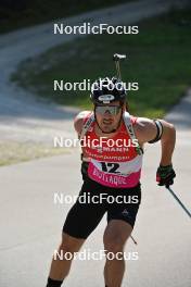 09.09.2023, Ruhpolding, Germany (GER): Joscha Burkhalter (SUI) - German Championships biathlon, sprint men, Ruhpolding (GER). www.nordicfocus.com. © Reichert/NordicFocus. Every downloaded picture is fee-liable.