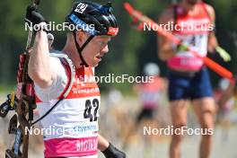 09.09.2023, Ruhpolding, Germany (GER): Roman Rees (GER) - German Championships biathlon, sprint men, Ruhpolding (GER). www.nordicfocus.com. © Reichert/NordicFocus. Every downloaded picture is fee-liable.