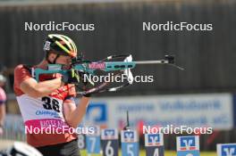 09.09.2023, Ruhpolding, Germany (GER): Leonhard Pfund (GER) - German Championships biathlon, sprint men, Ruhpolding (GER). www.nordicfocus.com. © Reichert/NordicFocus. Every downloaded picture is fee-liable.