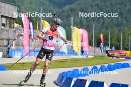 09.09.2023, Ruhpolding, Germany (GER): Elias Seidl (GER) - German Championships biathlon, sprint men, Ruhpolding (GER). www.nordicfocus.com. © Reichert/NordicFocus. Every downloaded picture is fee-liable.