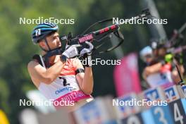 09.09.2023, Ruhpolding, Germany (GER): Frederic Messner (GER) - German Championships biathlon, sprint men, Ruhpolding (GER). www.nordicfocus.com. © Reichert/NordicFocus. Every downloaded picture is fee-liable.