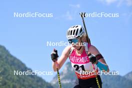 09.09.2023, Ruhpolding, Germany (GER): Amy Baserga (SUI) - German Championships biathlon, sprint women, Ruhpolding (GER). www.nordicfocus.com. © Reichert/NordicFocus. Every downloaded picture is fee-liable.