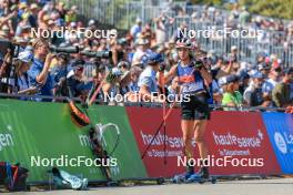 02.09.2023, Annecy, France (FRA): Lisa Vittozzi (ITA) - Martin Fourcade Nordic Festival, Annecy (FRA). www.nordicfocus.com. © Manzoni/NordicFocus. Every downloaded picture is fee-liable.