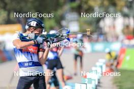 02.09.2023, Annecy, France (FRA): Sturla Holm Laegreid (NOR) - Martin Fourcade Nordic Festival, Annecy (FRA). www.nordicfocus.com. © Manzoni/NordicFocus. Every downloaded picture is fee-liable.