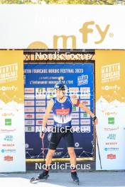 02.09.2023, Annecy, France (FRA): Sturla Holm Laegreid (NOR) - Martin Fourcade Nordic Festival, Annecy (FRA). www.nordicfocus.com. © Manzoni/NordicFocus. Every downloaded picture is fee-liable.