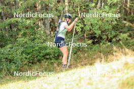 17.09.2023, La Feclaz, France (FRA): Victoria Ardiet (FRA) - Biathlon Samse Summer Tour, individual, La Feclaz (FRA). www.nordicfocus.com. © Manzoni/NordicFocus. Every downloaded picture is fee-liable.