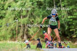 17.09.2023, La Feclaz, France (FRA): Ninon Duvillard (FRA) - Biathlon Samse Summer Tour, individual, La Feclaz (FRA). www.nordicfocus.com. © Manzoni/NordicFocus. Every downloaded picture is fee-liable.
