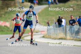 17.09.2023, La Feclaz, France (FRA): Gabriel Cosme (FRA) - Biathlon Samse Summer Tour, individual, La Feclaz (FRA). www.nordicfocus.com. © Manzoni/NordicFocus. Every downloaded picture is fee-liable.