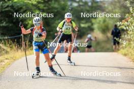 17.09.2023, La Feclaz, France (FRA): Marion Millot (FRA) - Biathlon Samse Summer Tour, individual, La Feclaz (FRA). www.nordicfocus.com. © Manzoni/NordicFocus. Every downloaded picture is fee-liable.
