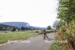 17.09.2023, La Feclaz, France (FRA): Olivia Brun (FRA) - Biathlon Samse Summer Tour, individual, La Feclaz (FRA). www.nordicfocus.com. © Manzoni/NordicFocus. Every downloaded picture is fee-liable.