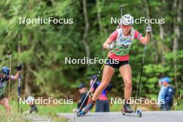 17.09.2023, La Feclaz, France (FRA): Salome Lucas (FRA) - Biathlon Samse Summer Tour, individual, La Feclaz (FRA). www.nordicfocus.com. © Manzoni/NordicFocus. Every downloaded picture is fee-liable.