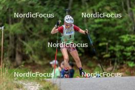17.09.2023, La Feclaz, France (FRA): Clara Giacometti (FRA) - Biathlon Samse Summer Tour, individual, La Feclaz (FRA). www.nordicfocus.com. © Manzoni/NordicFocus. Every downloaded picture is fee-liable.