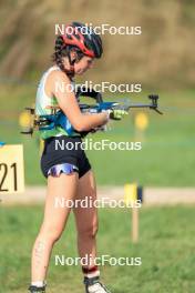 17.09.2023, La Feclaz, France (FRA): Adeline Debuyser (FRA) - Biathlon Samse Summer Tour, individual, La Feclaz (FRA). www.nordicfocus.com. © Manzoni/NordicFocus. Every downloaded picture is fee-liable.