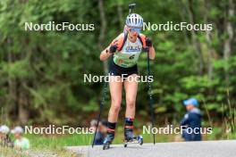 17.09.2023, La Feclaz, France (FRA): Eline Curnillon (FRA) - Biathlon Samse Summer Tour, individual, La Feclaz (FRA). www.nordicfocus.com. © Manzoni/NordicFocus. Every downloaded picture is fee-liable.