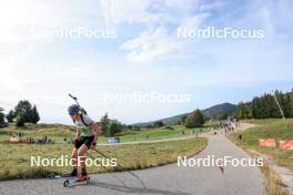 17.09.2023, La Feclaz, France (FRA): Lucas Duc Goninaz (FRA) - Biathlon Samse Summer Tour, individual, La Feclaz (FRA). www.nordicfocus.com. © Manzoni/NordicFocus. Every downloaded picture is fee-liable.
