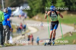 17.09.2023, La Feclaz, France (FRA): Adeis Hanot (FRA) - Biathlon Samse Summer Tour, individual, La Feclaz (FRA). www.nordicfocus.com. © Manzoni/NordicFocus. Every downloaded picture is fee-liable.