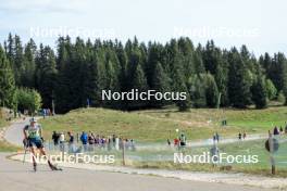 17.09.2023, La Feclaz, France (FRA): Mael Bois (FRA) - Biathlon Samse Summer Tour, individual, La Feclaz (FRA). www.nordicfocus.com. © Manzoni/NordicFocus. Every downloaded picture is fee-liable.