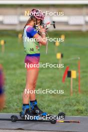 17.09.2023, La Feclaz, France (FRA): Nora Fumey (FRA) - Biathlon Samse Summer Tour, individual, La Feclaz (FRA). www.nordicfocus.com. © Manzoni/NordicFocus. Every downloaded picture is fee-liable.